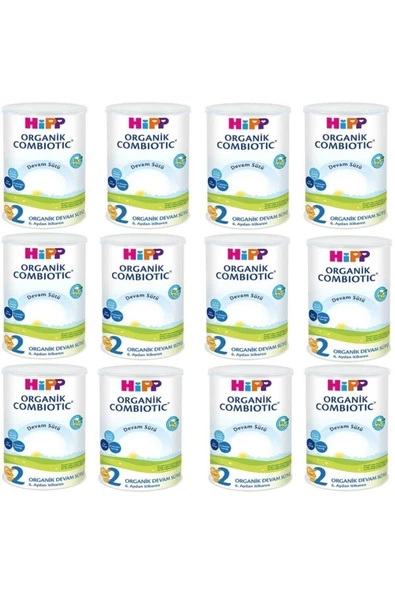 Hipp 2 Organik Combiotic Devam Sütü 350 Gr X 12 Adet