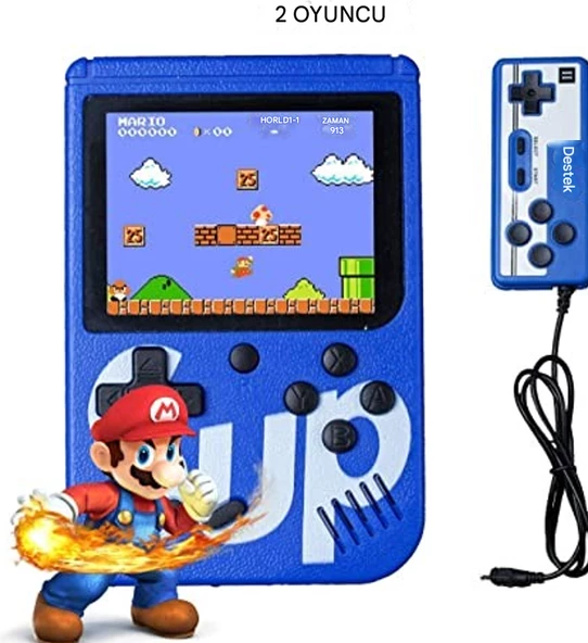 Uzaktan Kumandalı Taşınabilir Video Oyun Konsolu, 400 Klasik Oyun TV'li Retro Mini Oyun - 2