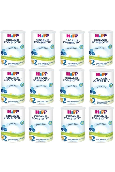 Hipp 2 Organik Combiotic Devam Sütü 350 Gr X 12 Adet - 2