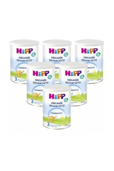 Hipp 3 Organic Combiotic Devam Sütü 350 Gram (6 Adet)