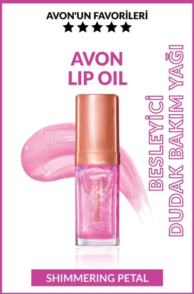 Avon Nourıshıng Lıp Oıl(Dudak Bakım Yağı)Shımmerıng Petal 7 Ml