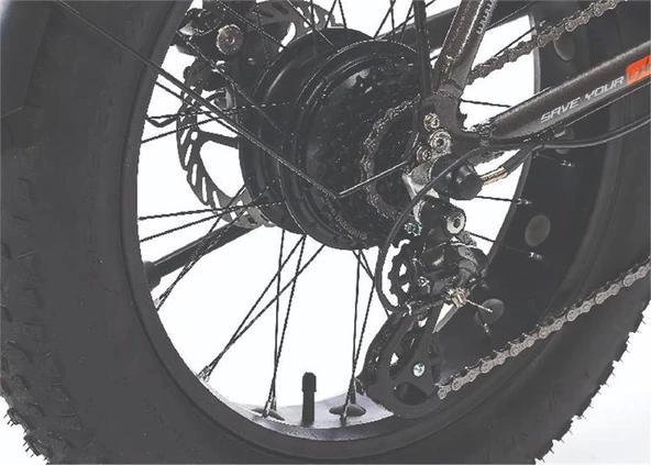 CORELLİ VONIQ FAT BIKE ELEKTRİKLİ KATLANIR BİSİKLET 42CM MD 20 JANT 8 VİTES NAVY BLUE - 4