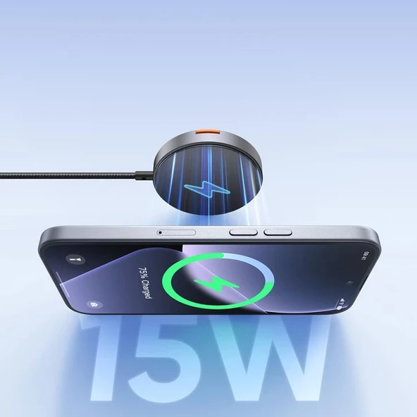 Mcdodo CH-5500 15W Magsafe Şarj Cihazı Ve Stand - SİYAH - 3