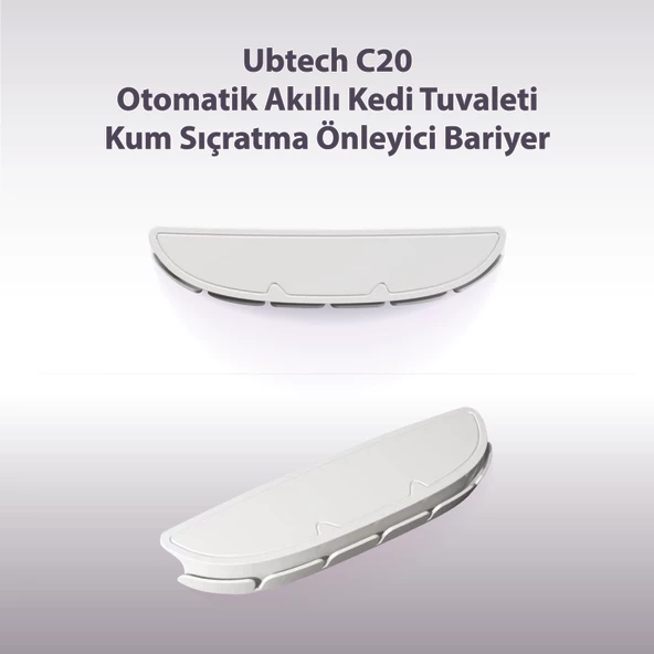 Ubtech UBTECH C20 Otomatik Akıllı Kedi Tuvaleti için Aparat/Buffle, Kum Sıçratma Önleyici - 3