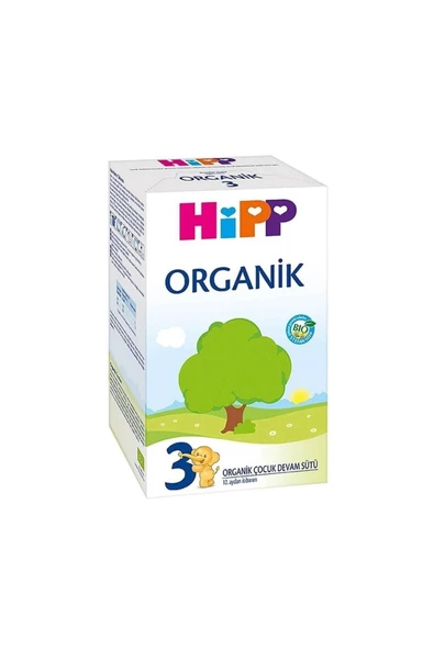 Hipp 3 Organik Devam Sütü 600 gr