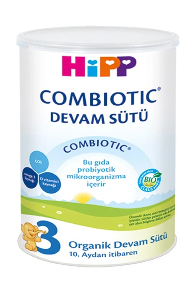 Hipp Organik Combiotic Devam Sütü 3 Numara 350 gr