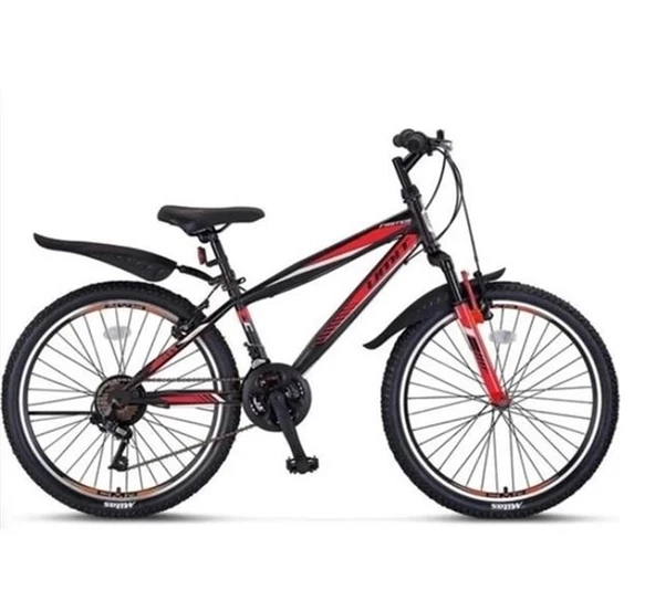 ÜMİT 2468 FASTER ERKEK DAĞ BİSİKLETİ V 24 JANT 21 VİTES SİYAH KIRMIZI ürün görseli