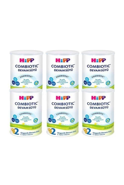 Hipp 350 Gr 2 Numara Organik Combiotic Bebek Devam Sütü 6 Lı Paket