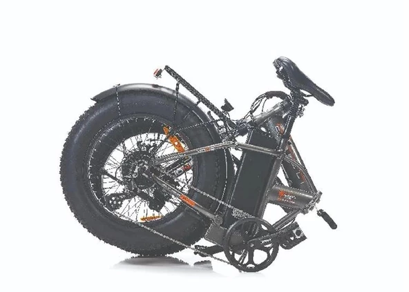 CORELLİ VONIQ FAT BIKE ELEKTRİKLİ KATLANIR BİSİKLET 42CM MD 20 JANT 8 VİTES NAVY BLUE - 2