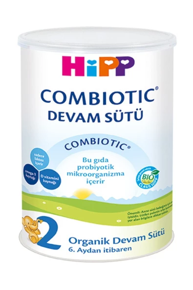 Hipp Organik Combiotic Devam Sütü 2 Numara 350 gr