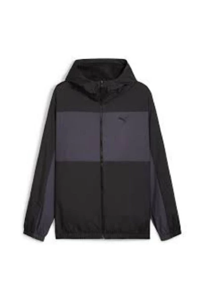 Puma Mesh Lined Windbreaker Erkek Yamurluk Siyah S-XXL - 4