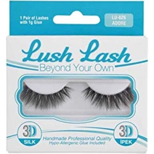 Lush Lash 3D Ipek Takma Kirpik Adore LU-626Takma Kirpik