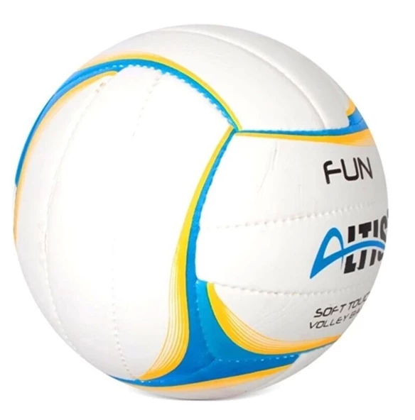 ALTIS FUN VOLEYBOL TOPU NO5 SARI MAVİ BEYAZ - 2