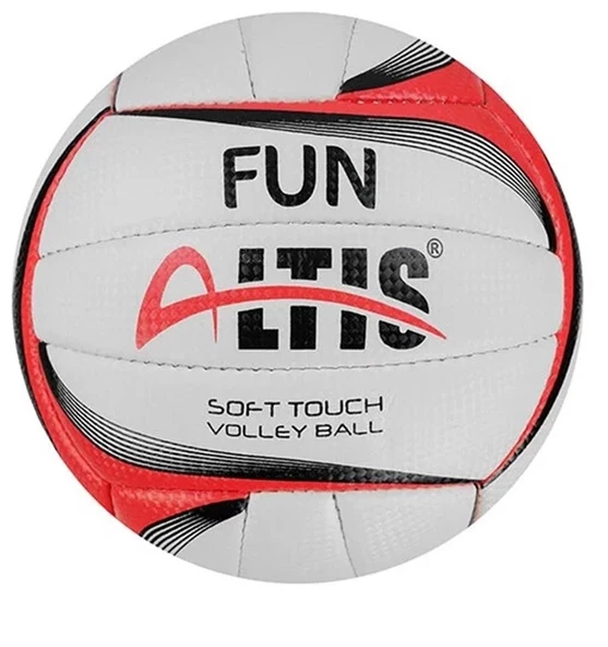 ALTIS FUN VOLEYBOL TOPU NO5 KIRMIZI SİYAH BEYAZ