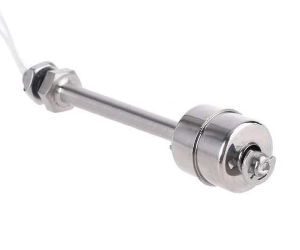 Metal Sıvı Su Seviye Sensörü 150mm  Paslanmaz Çelik Şamandıra Mekanik Anahtar Kazan Kap Depo Tank Havuz Akvaryum Pompa Hidroponik 10W NC - Resim 5