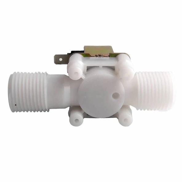 12V Plastik Solenoid Valf NC  Elektrikli Manyetik Su Akış Vanası Kontrol Bahçe Sulama Çamaşır Makinesi Robotik Endüstriyel Otomasyon Medikal - 7