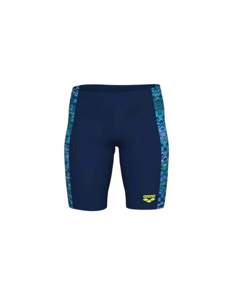 Arena Boy's Ondulation Swim Jammer Navy Multi Erkek Çocuk Yüzücü Mayosu 008170750 - 4