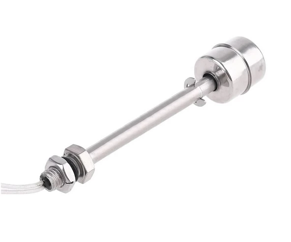 Metal Sıvı Su Seviye Sensörü 150mm  Paslanmaz Çelik Şamandıra Mekanik Anahtar Kazan Kap Depo Tank Havuz Akvaryum Pompa Hidroponik 10W NC - Resim 6