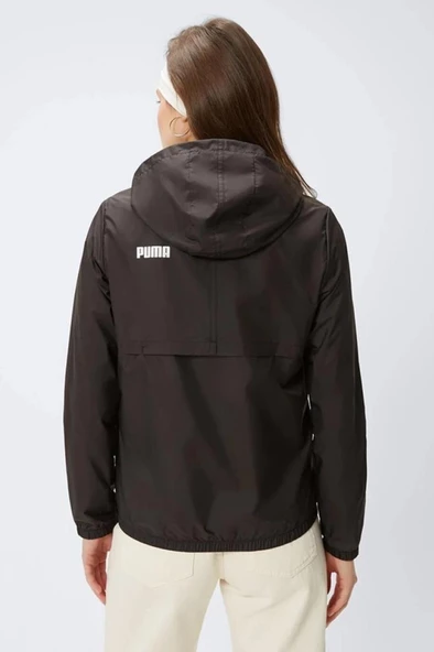 Puma ESS Solid Windbreaker 847494 52 Kadın Rüzgarlık Siyah XS-XL - 4