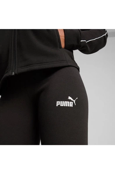 Puma Metallic Tracksuit FL 683046 01 Kadın Eşofman Takımı Siyah XS-XL - 7