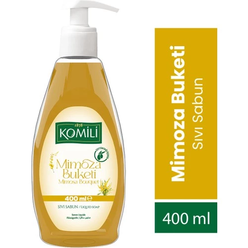 Komili Mimoza Buketi Sıvı Sabun - Mimoza Kokulu - 400 Ml