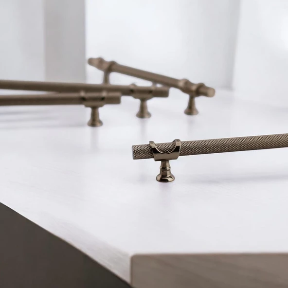 Arsin Bronz Metal Kulp 128 mm - 12.8 cm Mobilya Çekmece Mutfak Dolabı Dolap Kulpları Kulpu Kulpları - 5