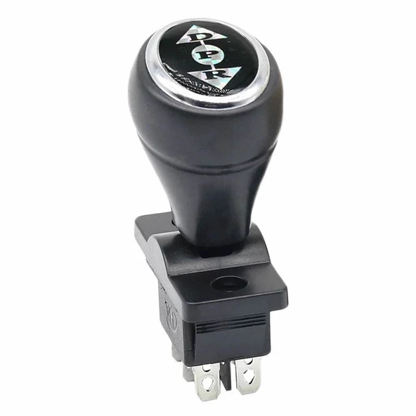 Joystick Kcd4 Anahtar Latch Siyah  İleri Geri Vites Kolu 16A 250V Akülü Çocuk Arabası Elektrikli Araç Oyuncak Switch Makine Motor Asansör Vinç Atv Gokart