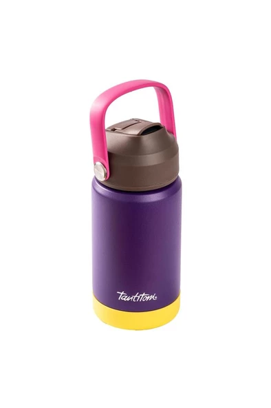 Tantitoni TUTAMAÇLI MOR PASLANMAZ ÇELİK PİPETLİ TERMOS 350ML ürün görseli 1