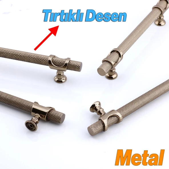 Arsin Bronz Metal Kulp 128 mm - 12.8 cm Mobilya Çekmece Mutfak Dolabı Dolap Kulpları Kulpu Kulpları - 6
