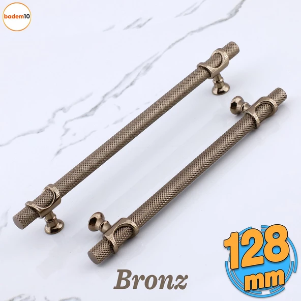 Arsin Bronz Metal Kulp 128 mm - 12.8 cm Mobilya Çekmece Mutfak Dolabı Dolap Kulpları Kulpu Kulpları