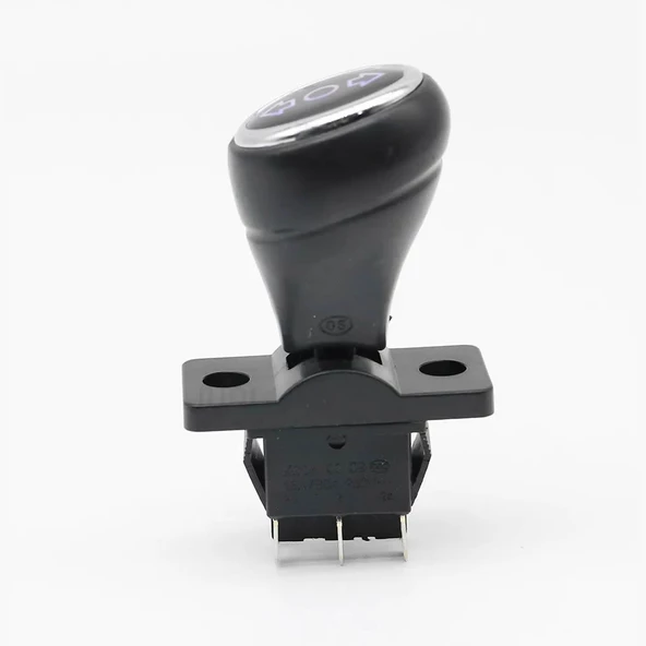 Joystick Kcd4 Anahtar Latch Siyah  İleri Geri Vites Kolu 16A 250V Akülü Çocuk Arabası Elektrikli Araç Oyuncak Switch Makine Motor Asansör Vinç Atv Gokart - Resim 2
