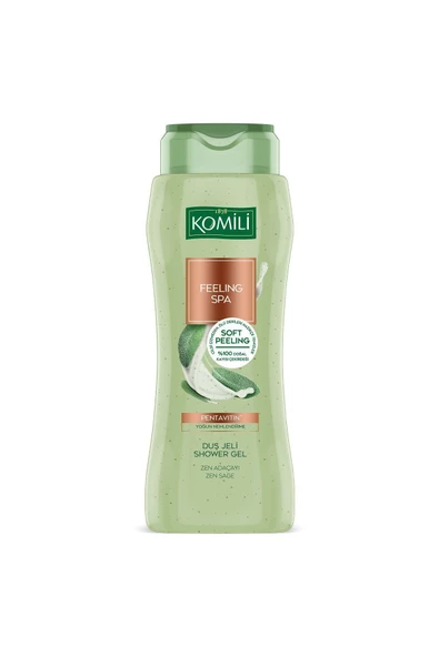 KOMİLİ Feeling Spa Adaçayı Duş Jeli - Yoğun Nemlendirme - Vegan - 500 ML - 3