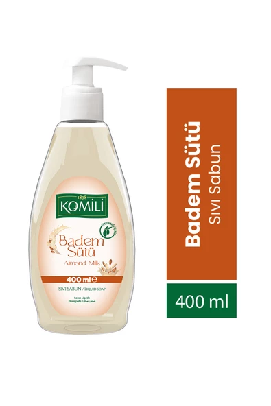 Komili Badem Sütü Sıvı Sabun  Badem Kokulu  400 ml