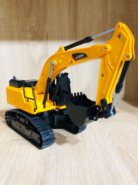 UZAKTAN KUMANDALI BULDOZER KAMYON EKSKAVATÖR İŞ MAKİNALARI SETİ 3LÜ - 4