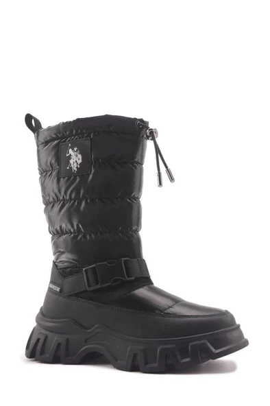 U.S.POLO ASSN PORETTA 4PR SİYAH COMFORT CASUAL KIZ BOT&ÇİZME - 4