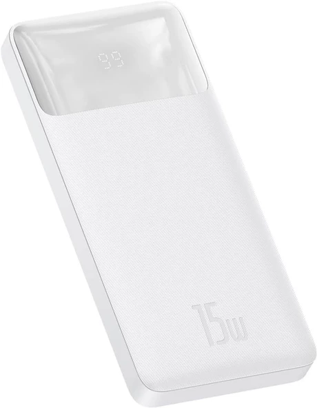 Baseus Bipow 15 W Beyaz 10000 mAh Hızlı Şarj Powerbank - 2