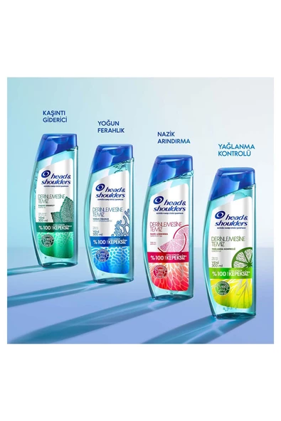 Head&Shoulders Derinlemesine Temiz Şampuan Saç Derisi Detoksu 300 ml - 6
