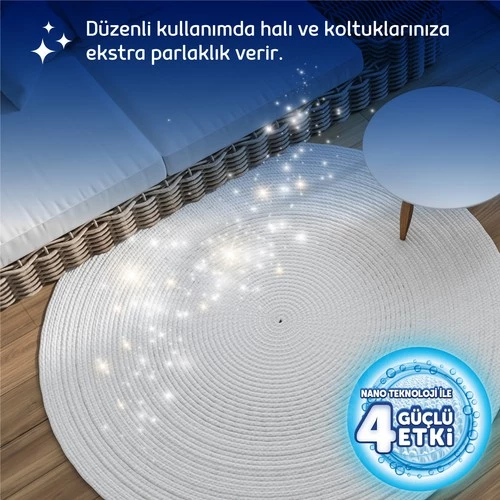 Fakir Nano Teknoloji ile Lavantalı Elde Yıkama Halı ve Koltuk Şampuanı 1000ml x 4 Adet - 4