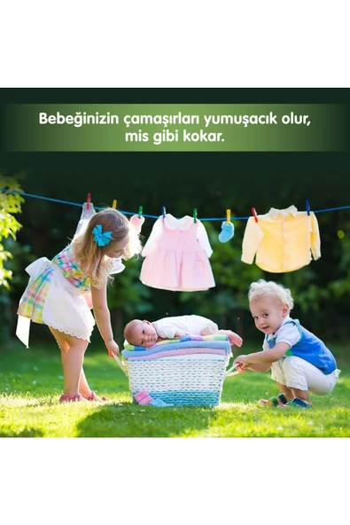 Life By Fakir %100 Bitkisel Bazlı Konsantre Bebek Çamaşır Yumuşatıcısı 1500 ml (60 YIKAMA) - 4