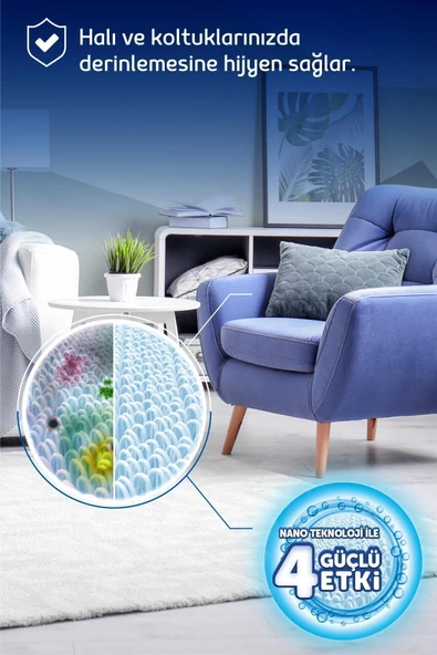 Fakir Elde Lavanta Teknolojili Halı Ve Koltuk Şampuanı 1000ml X 3 Adet - 4