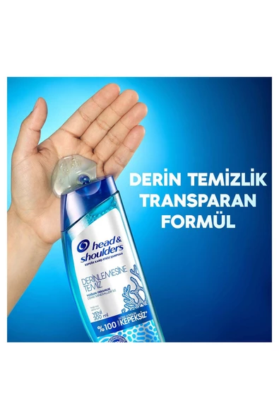 Head&Shoulders Derinlemesine Temiz Şampuan Saç Derisi Detoksu 300 ml - 5