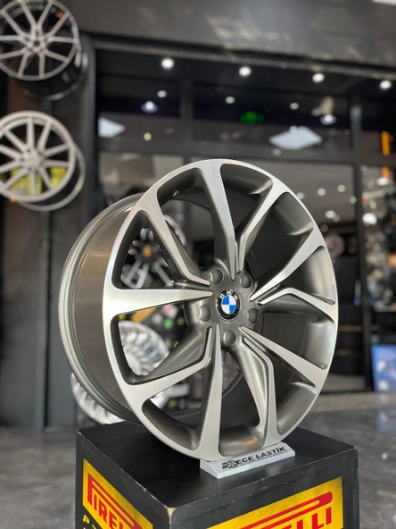 R1 Wheels 19 inç 5*120 ET35 Füme Jant Takımı (J-3020)