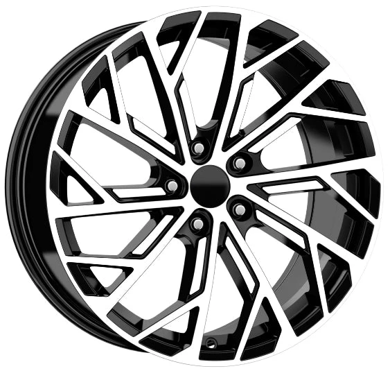 R1 Wheels 18 inç 5*112 ET40 Parlak Siyah Jant Takımı (J-3017)