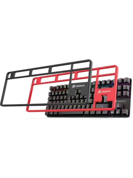 GameBooster GM06B Plus Rainbow Aydınlatmalı TKL Mekanik Red Switch Oyuncu Klavyesi - 3