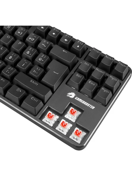 GameBooster GM06B Plus Rainbow Aydınlatmalı TKL Mekanik Red Switch Oyuncu Klavyesi - 5