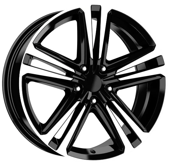 R1 Wheels 18 inç 5*112 ET45 Parlak Siyah Jant Takımı (J-3016)
