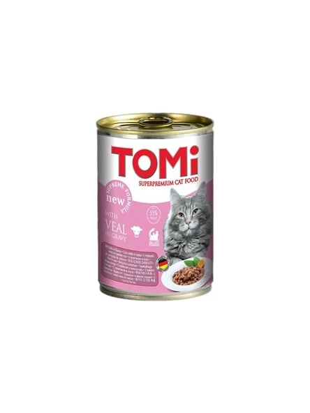 Tomi Kuzu Etli Kedi Konservesi 400 gr ürün görseli 1