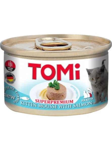 Tomi Somonlu Tahılsız Yavru Kedi Konservesi 85gr ürün görseli 1
