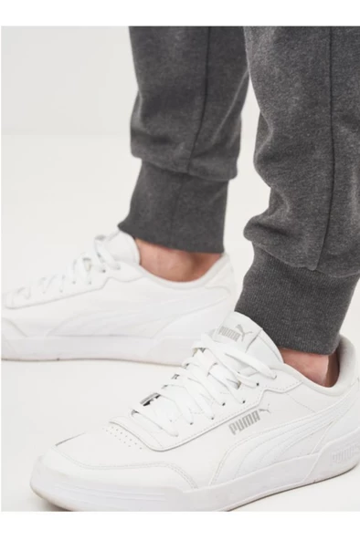 Puma ESS Logo Pants 586716 95 Erkek Eşofman Altı Gri S-XXL - 4