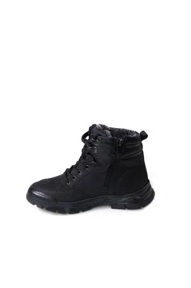 White World 411 Ortopedik Erkek Çocuk Kürklü Deri Bot - 3